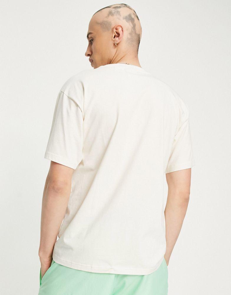 adidas Originals side logo t-shirt in off white商品第2张图片规格展示