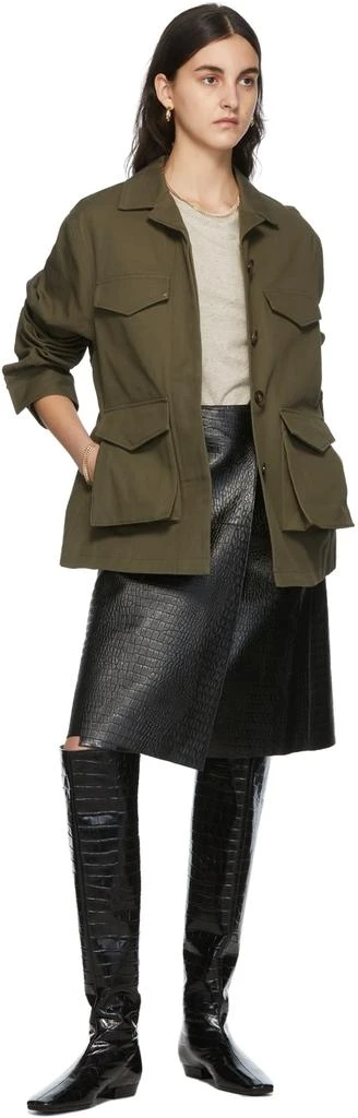 商品Totême|Khaki Army Jacket,价格¥2935,第4张图片详细描述