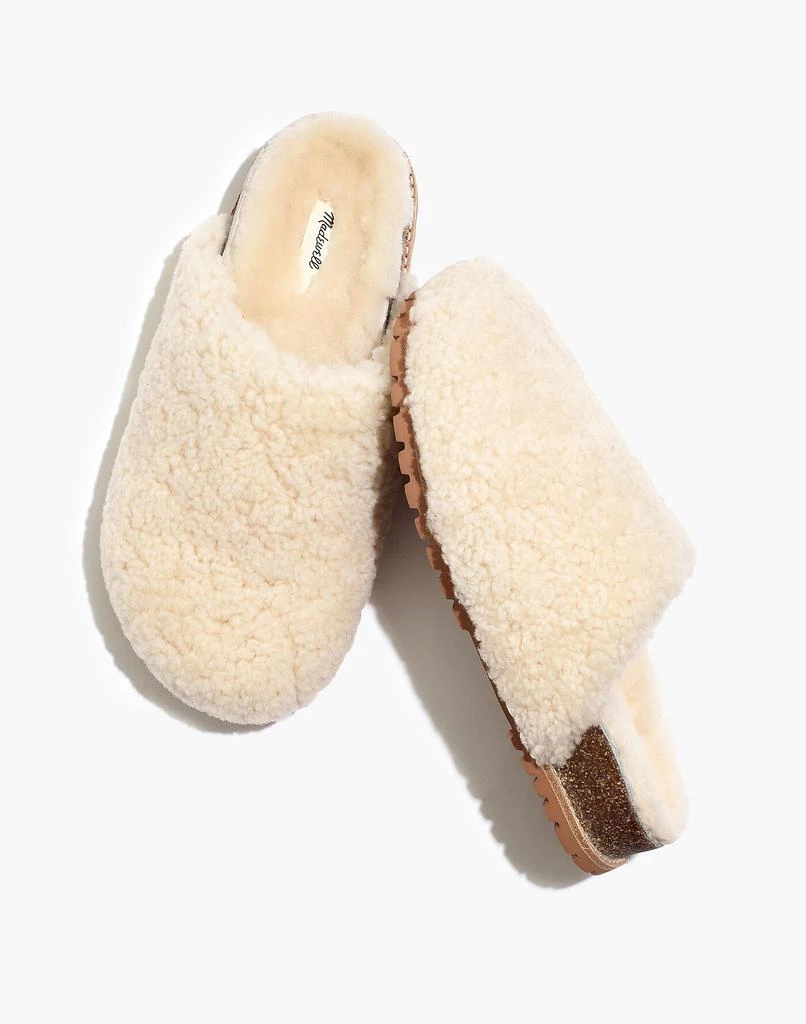 商品Madewell|The Layne Clog Mule in Shearling,价格¥555,第1张图片