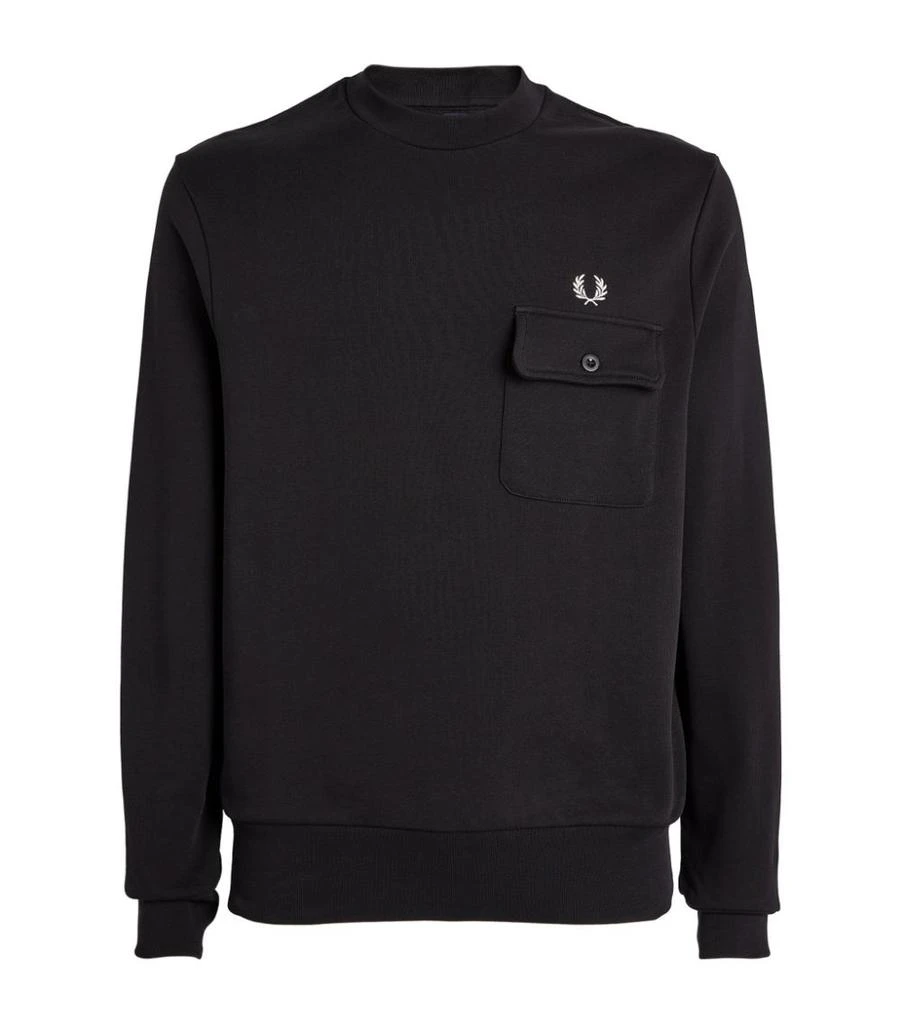 商品Fred Perry|Cotton Chest-Pocket Sweatshirt,价格¥580,第1张图片