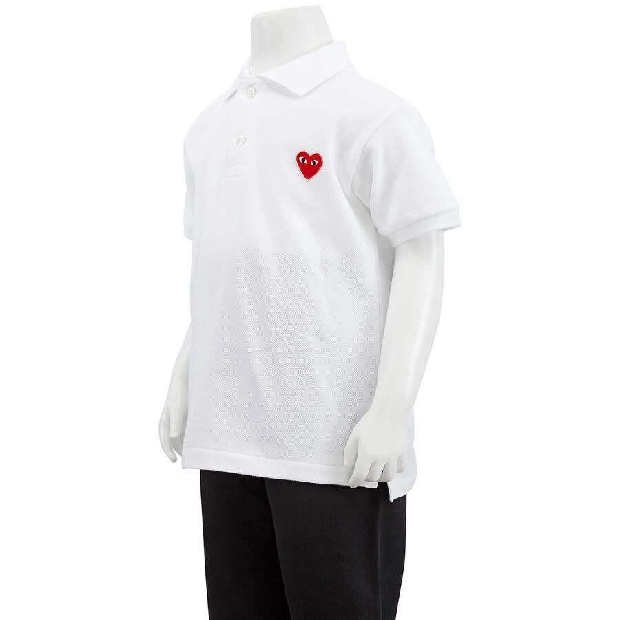 商品Comme des Garcons|儿童短袖刺绣心形Polo衫,价格¥293,第2张图片详细描述