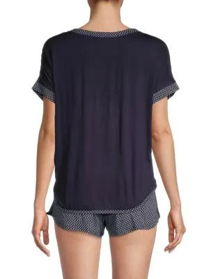 商品DKNY|​2-Piece Logo PJ T-Shirt & Shorts Set,价格¥158,第2张图片详细描述