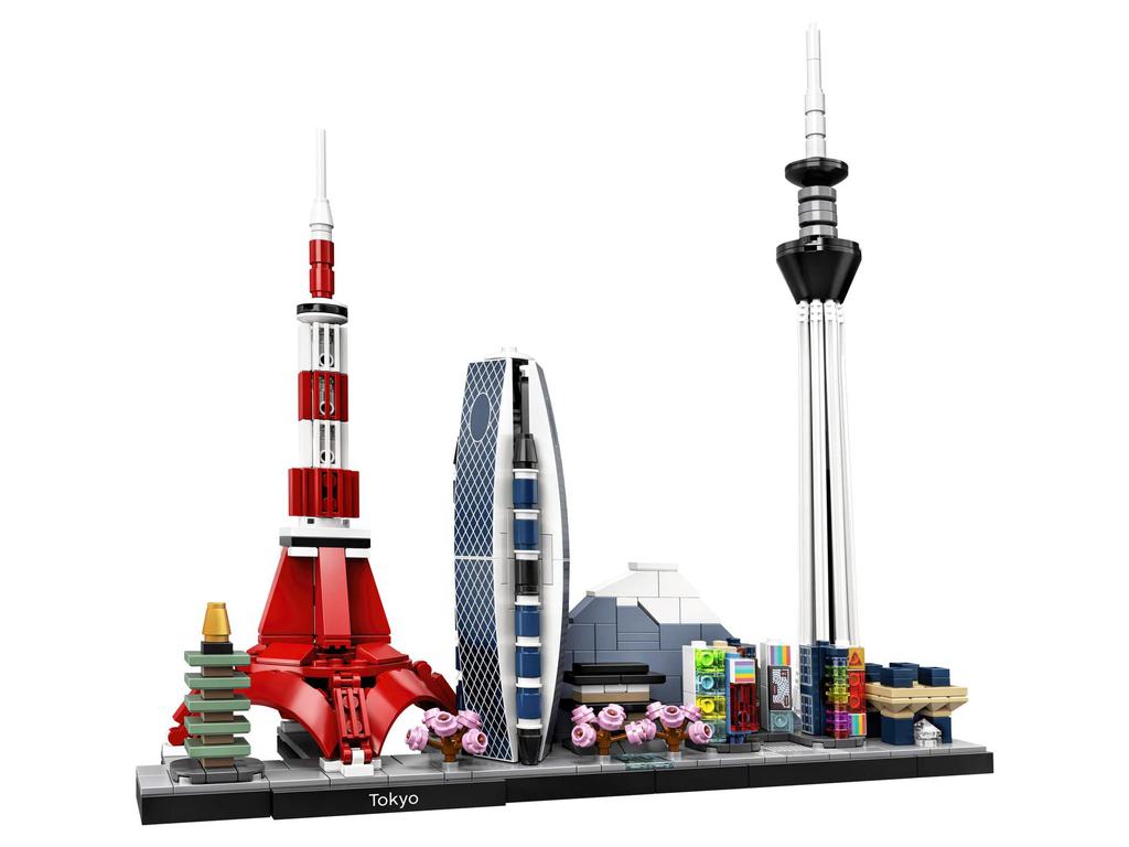 LEGO Architecture Skylines: Tokyo 21051 Building Kit, Collectible Architecture Building Set for Adults (547 Pieces)商品第1张图片规格展示