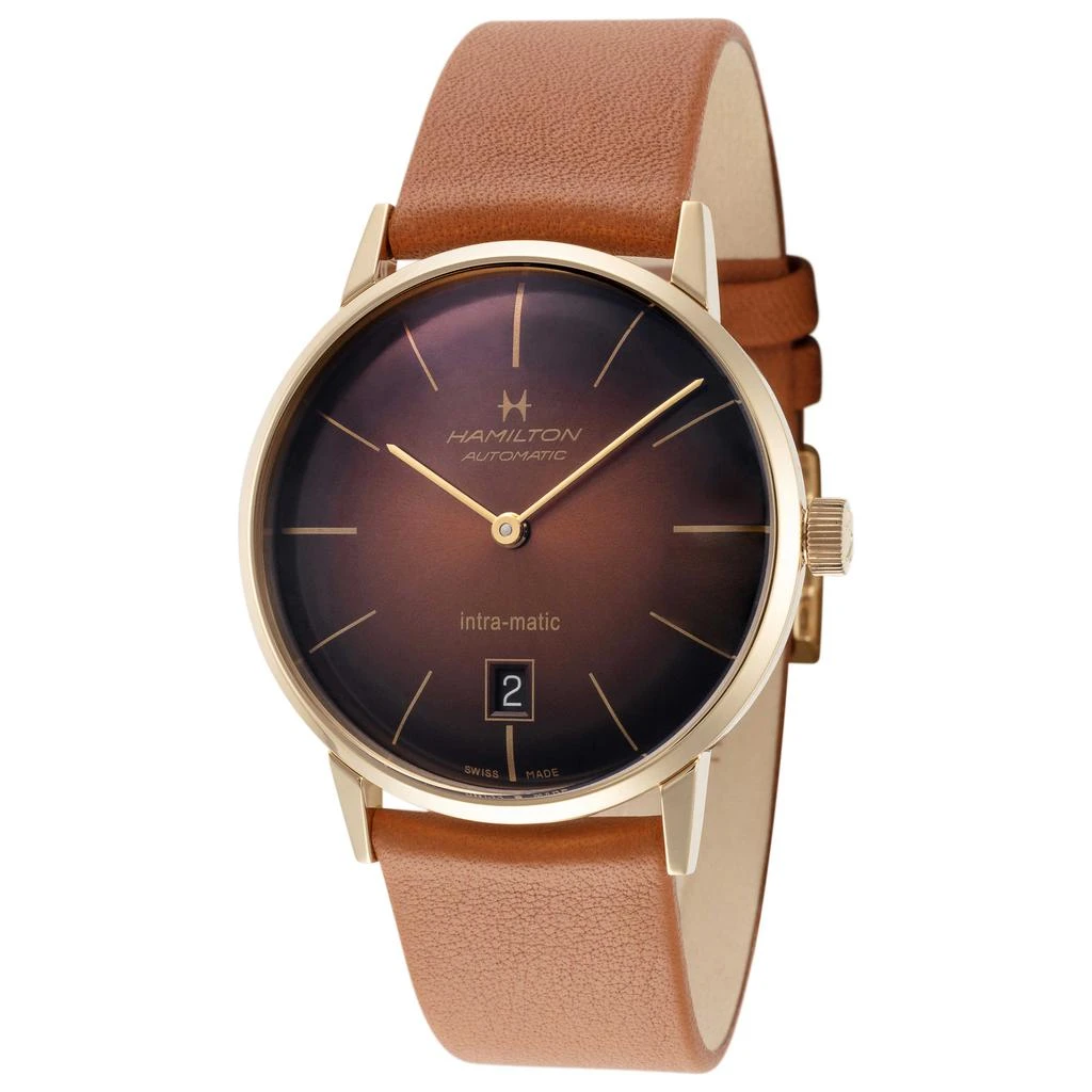 商品Hamilton|Hamilton Intra-Matic Men's Watch H38475501,价格¥2735,第1张图片