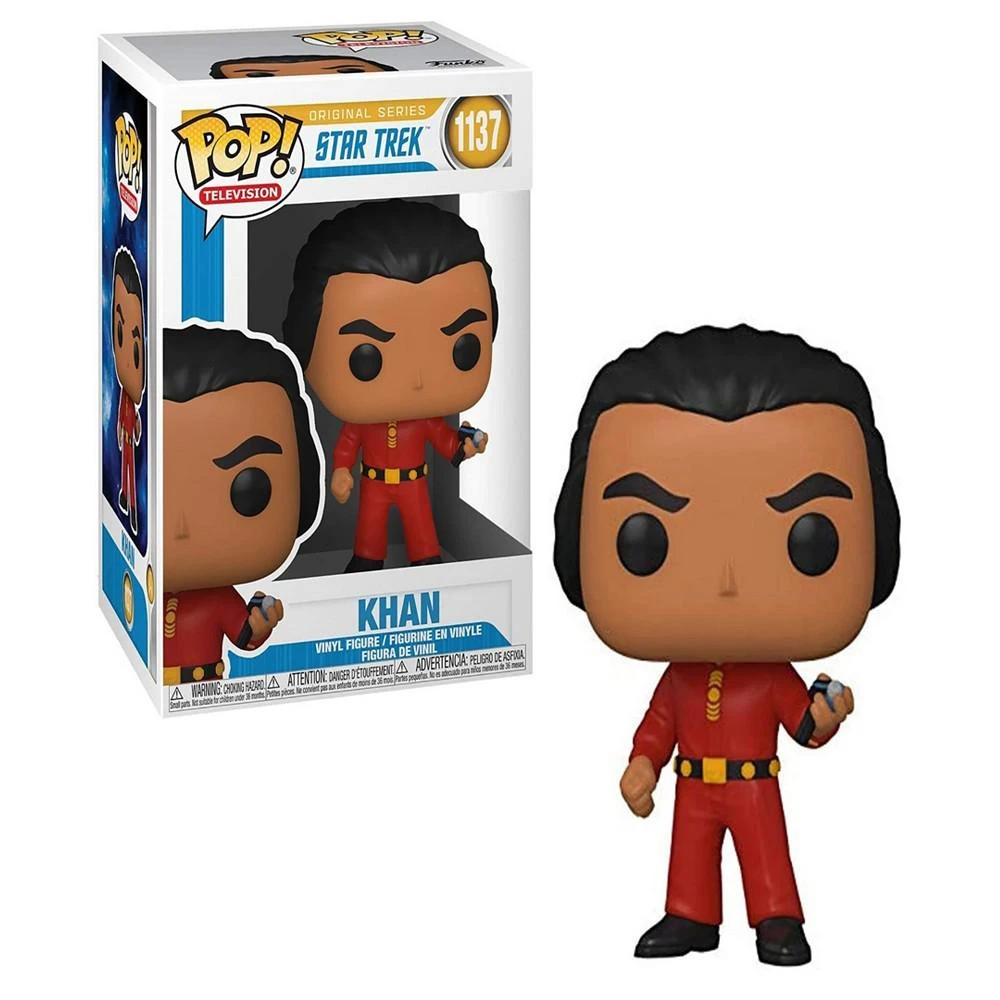 TV POP Star Trek Captain Kirk in Chair Khan and Uhura 3 Piece Collectors Set 商品