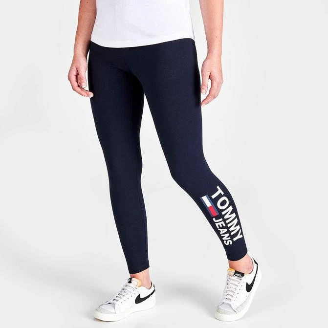 商品Tommy Hilfiger|Women's Tommy Jeans Logo Leggings,价格¥209,第1张图片