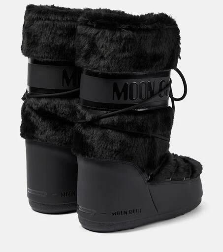 商品Moon Boot|Icon faux fur-trimmed snow boots,价格¥2241,第3张图片详细描述