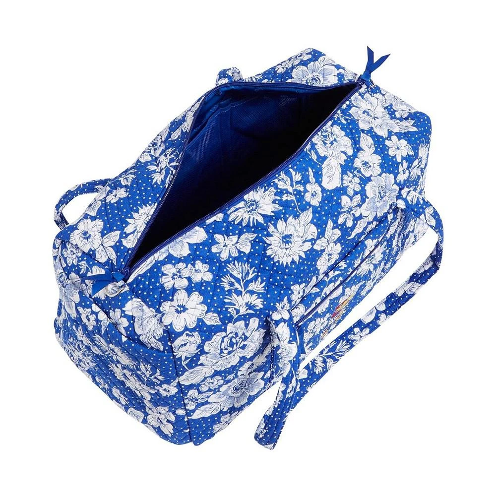 商品Vera Bradley|Kansas Jayhawks Rain Garden Large Travel Duffel Bag,价格¥1011,第2张图片详细描述