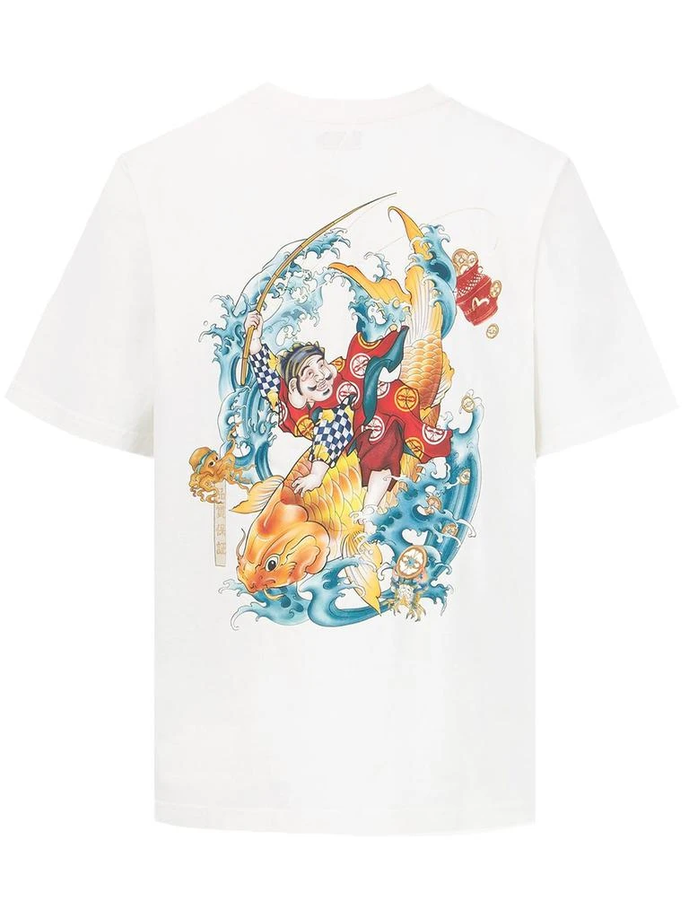 商品Evisu|Evisu White Cotton T-shirt,价格¥1029,第2张图片详细描述