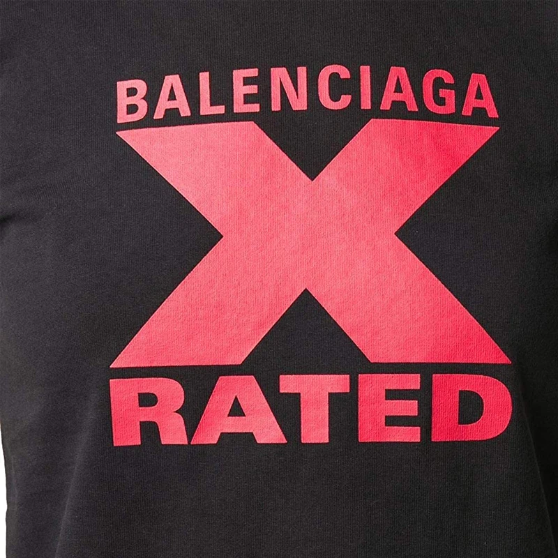 BALENCIAGA 黑色女士T恤 612964-TIVA7-1076 商品