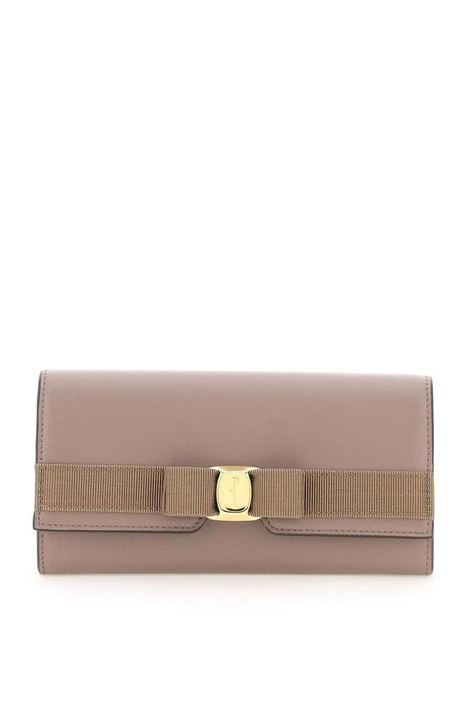 商品Salvatore Ferragamo|Salvatore Ferragamo Vara Bow Continental Wallet,价格¥2543,第1张图片