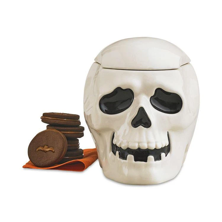 商品Martha Stewart Collection|Skull Cookie Jar, Created for Macy's,价格¥150,第2张图片详细描述