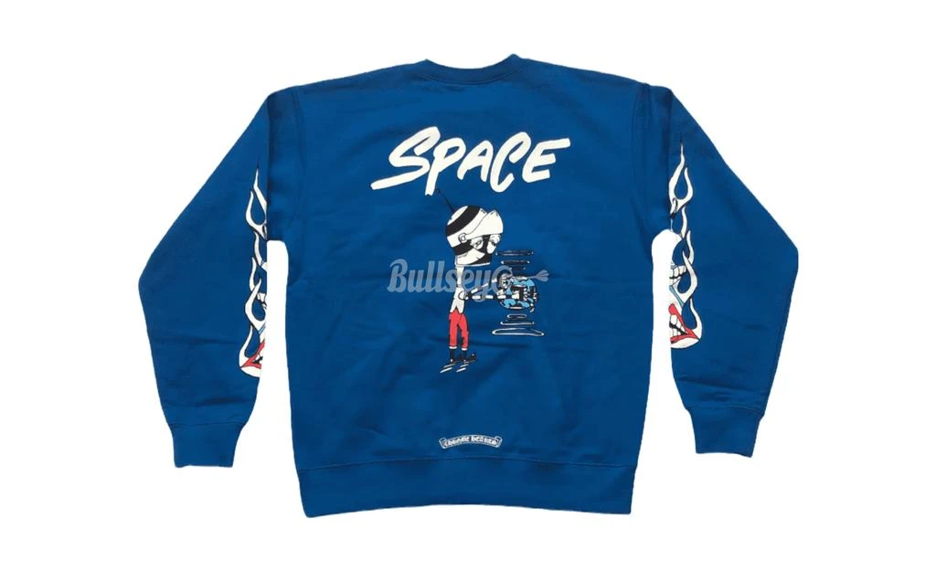 商品Chrome Hearts|Chrome Hearts Matty Boy Space Blue Crewneck,价格¥8285,第1张图片