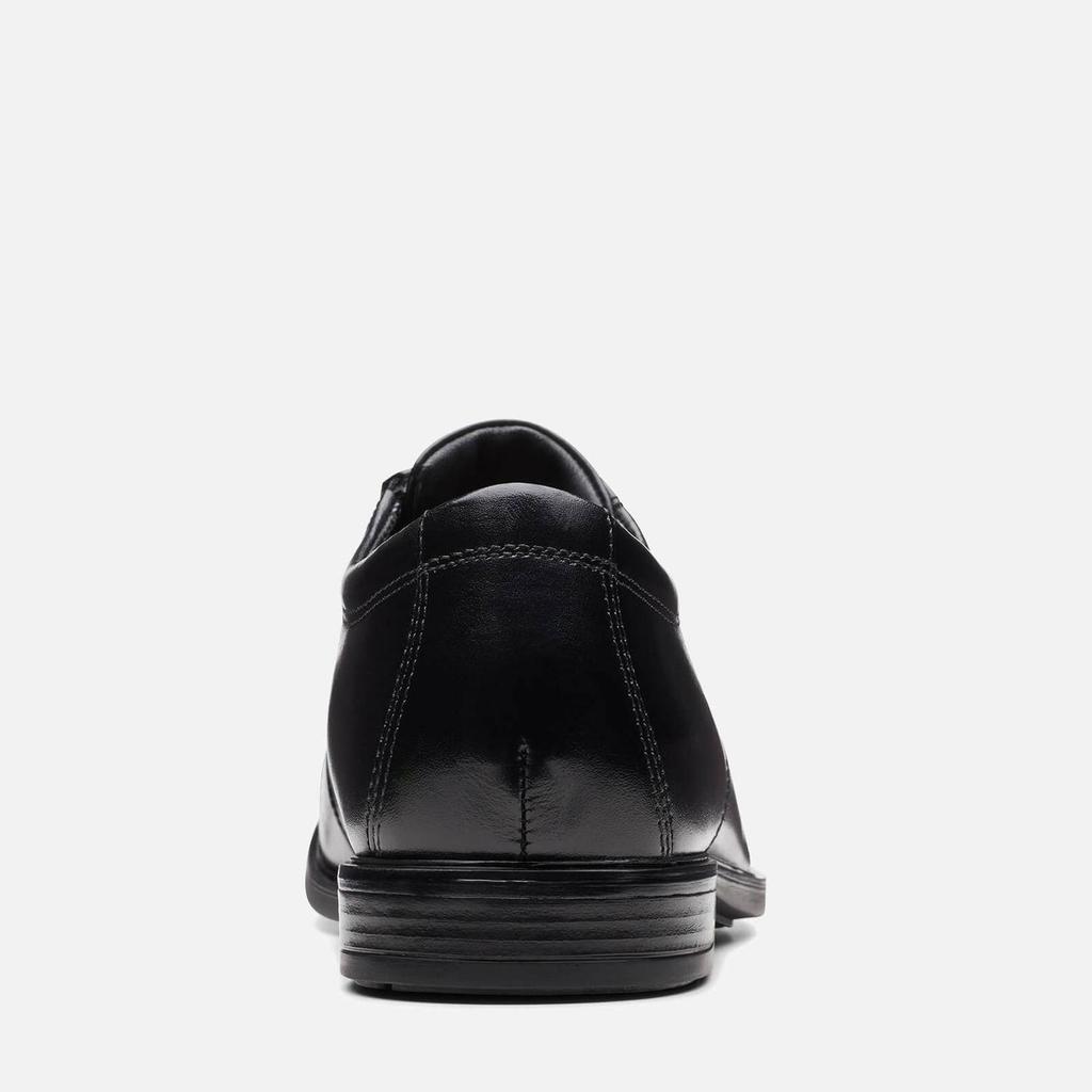 Clarks Men's Howard Cap Leather Oxford Shoes - Black商品第4张图片规格展示