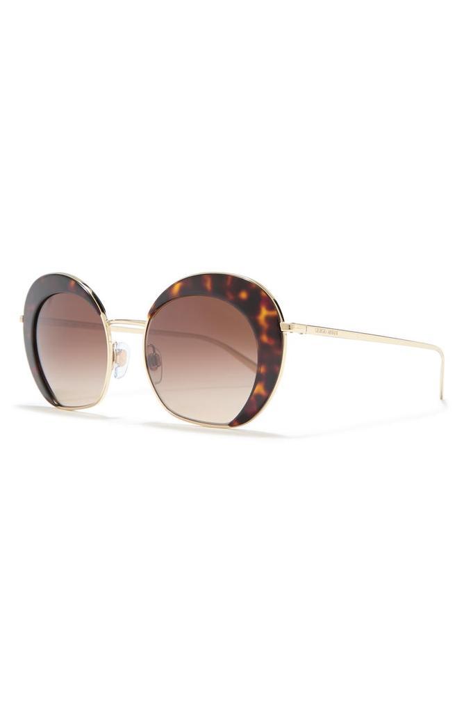 商品Giorgio Armani|50mm Round Sunglasses,价格¥664-¥885,第4张图片详细描述