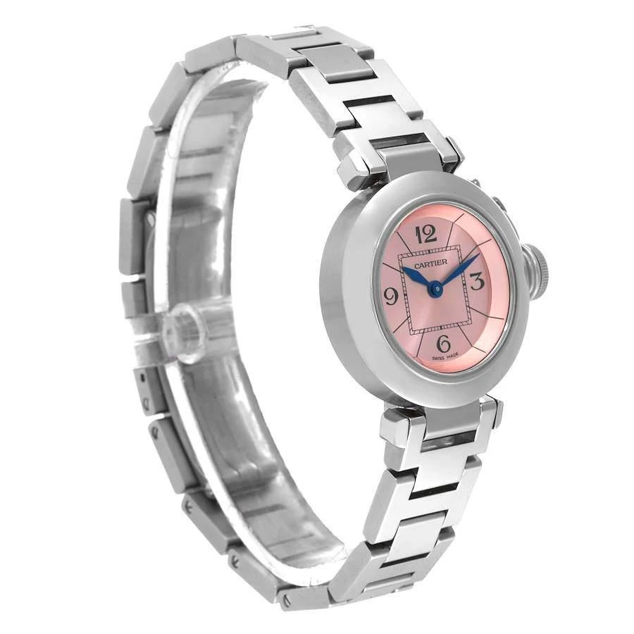 商品[二手商品] Cartier|Cartier Pink Stainless Steel Miss Pasha W3140008 Quartz Women's Wristwatch 27 mm,价格¥26749,第5张图片详细描述