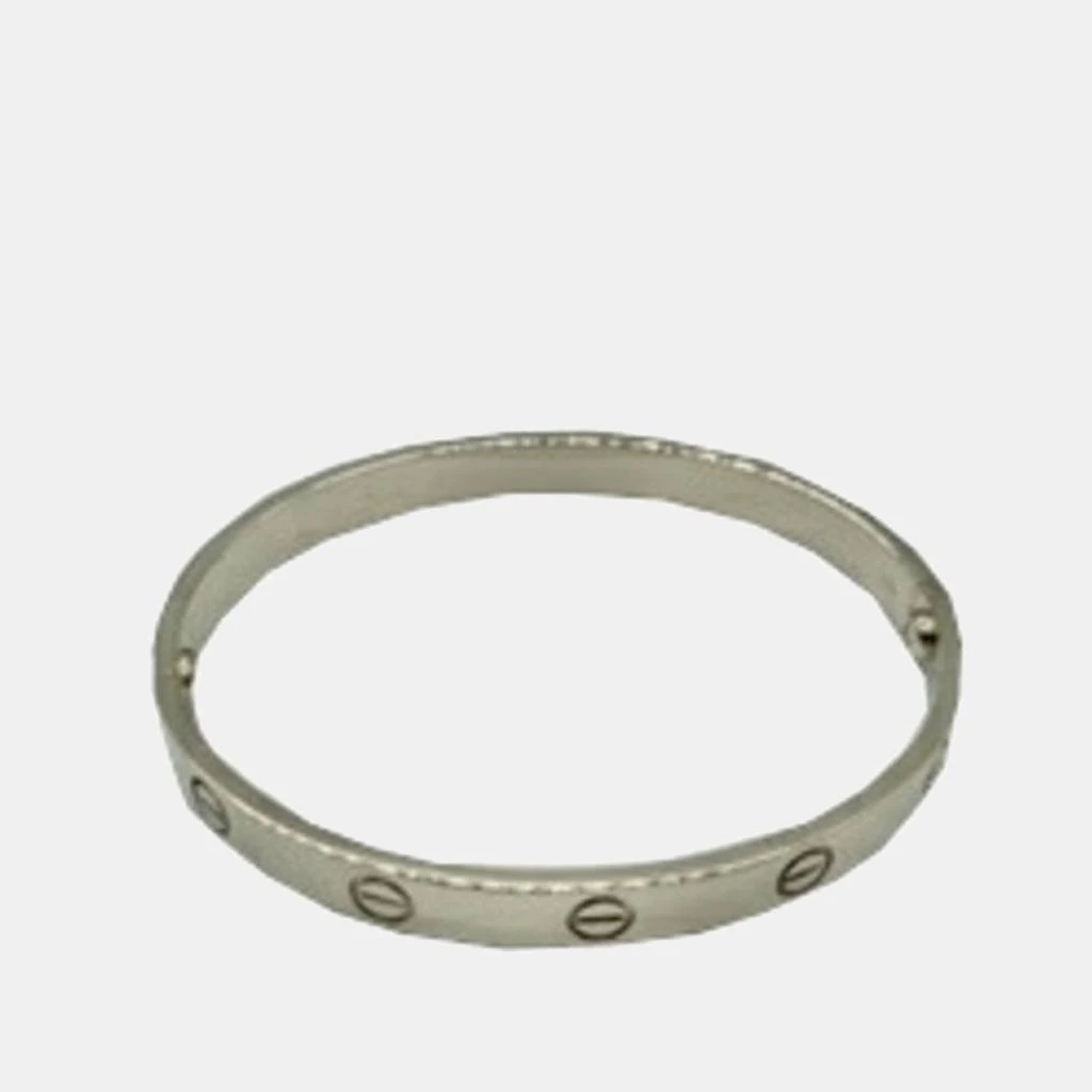 商品[二手商品] Cartier|Cartier Love 18K White Gold Bracelet 17,价格¥35845,第2张图片详细描述