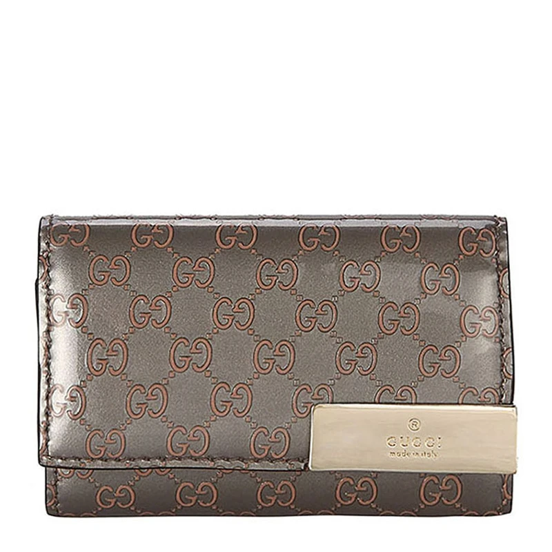 商品[国内直发] Gucci|GUCCI 女士皮革钥匙包 268833-AR91G-1268,价格¥1668,第1张图片
