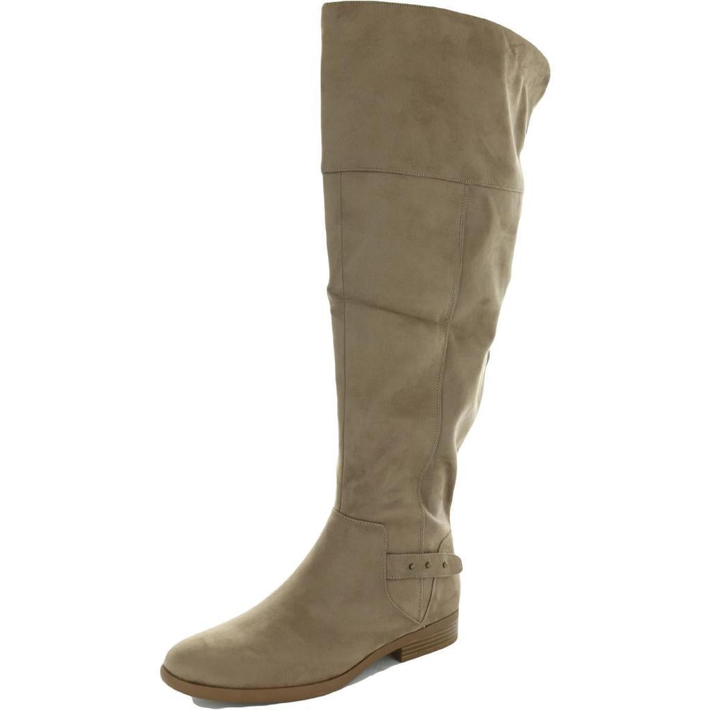 商品Style & Co|Style & Co. Womens Lessah Wide Calf Faux Suede Over-The-Knee Boots,价格¥119-¥126,第4张图片详细描述