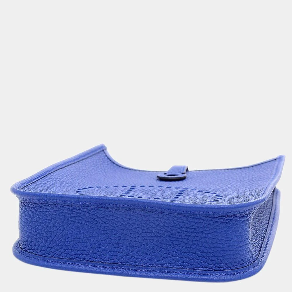 商品[二手商品] Hermes|Hermes Evelyn TPM Amazon Taurillon Clemence Blue Electric U Engraved Shoulder Bag,价格¥36005,第3张图片详细描述