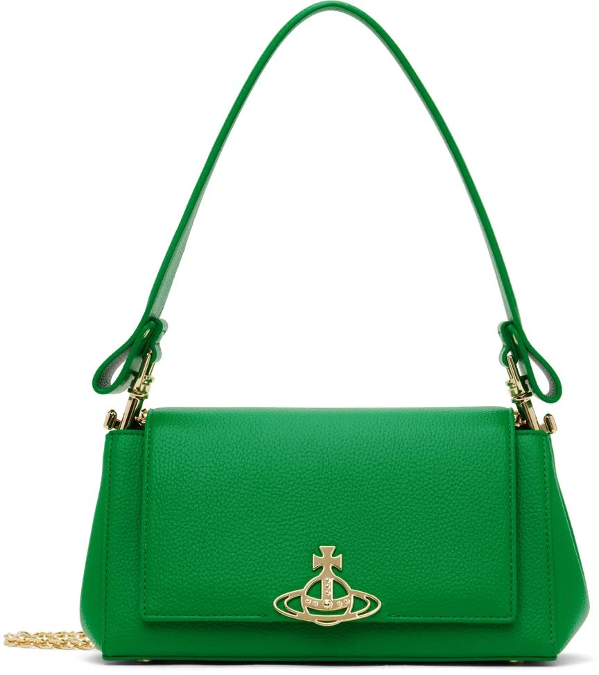 商品Vivienne Westwood|Green Hazel Medium Bag,价格¥4696,第1张图片