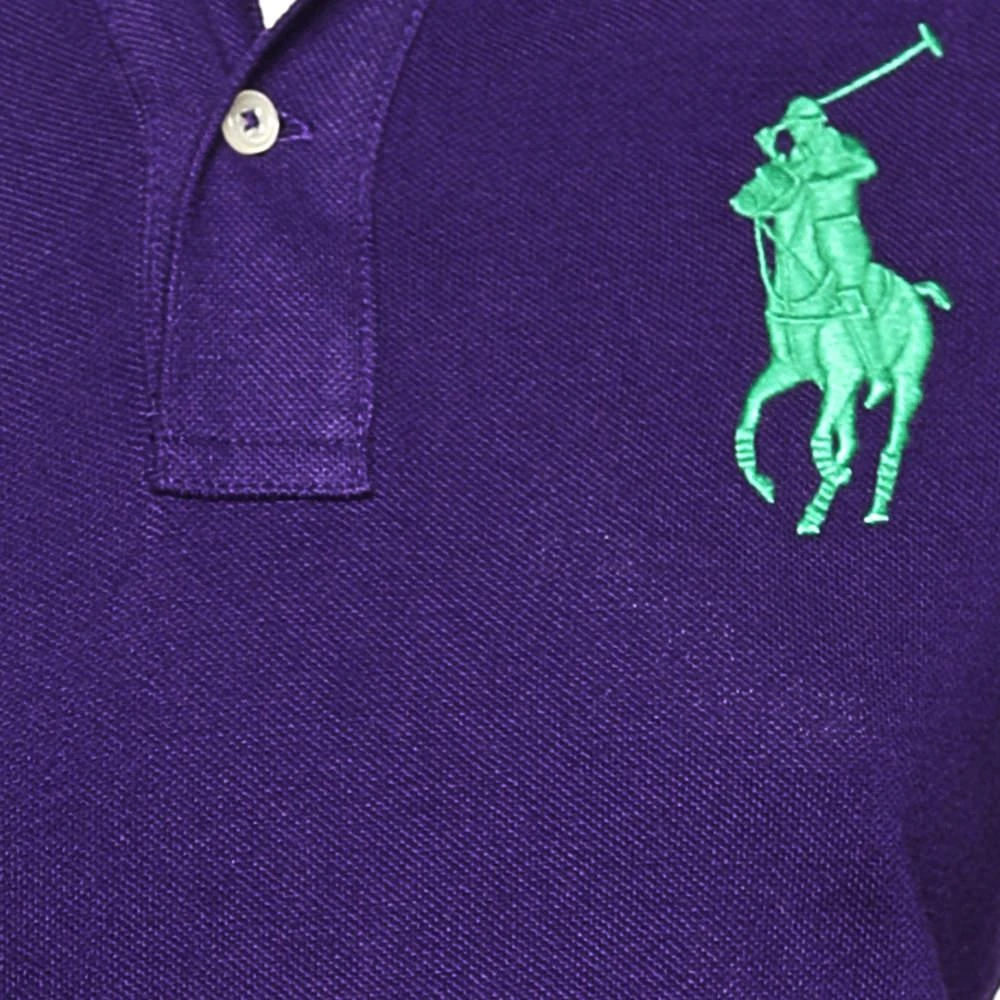 商品[二手商品] Ralph Lauren|Polo Ralph Lauren Purple Cotton Pique Long Sleeve Polo T-Shirt S ,价格¥954,第4张图片详细描述