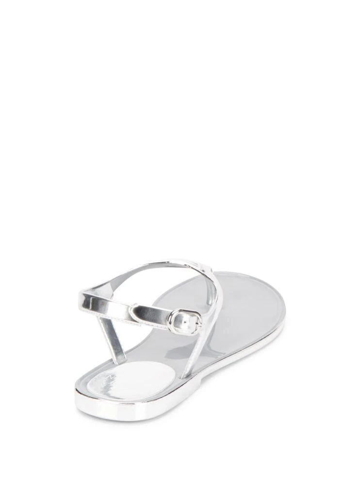 商品Stuart Weitzman|Trifecta Metallic Jelly Thong Sandals,价格¥315,第2张图片详细描述