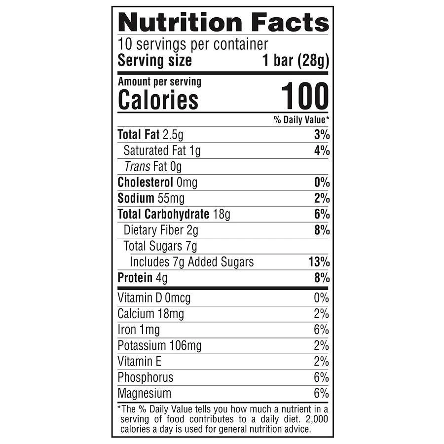 商品Clif Bar|Mini Snack-Size Energy Bars Chocolate Chip,价格¥66,第5张图片详细描述