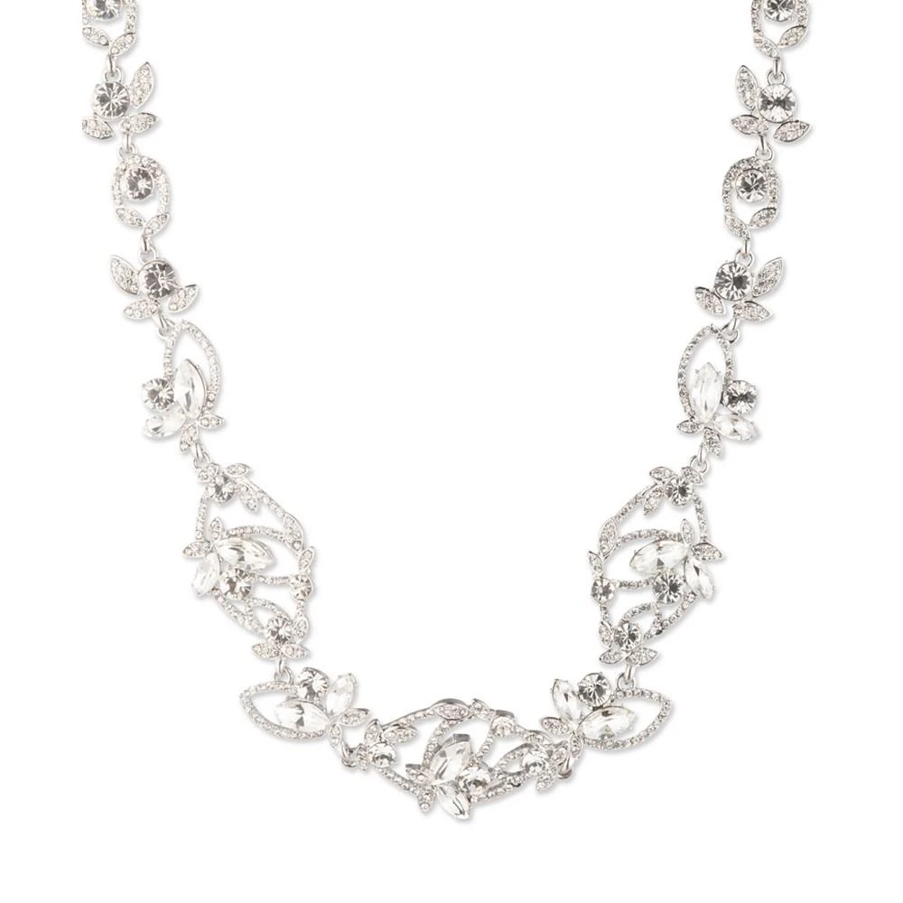 商品Givenchy|Silver-Tone Crystal Pavé Stone Collar Necklace, 16" + 3"  extender,价格¥565,第1张图片