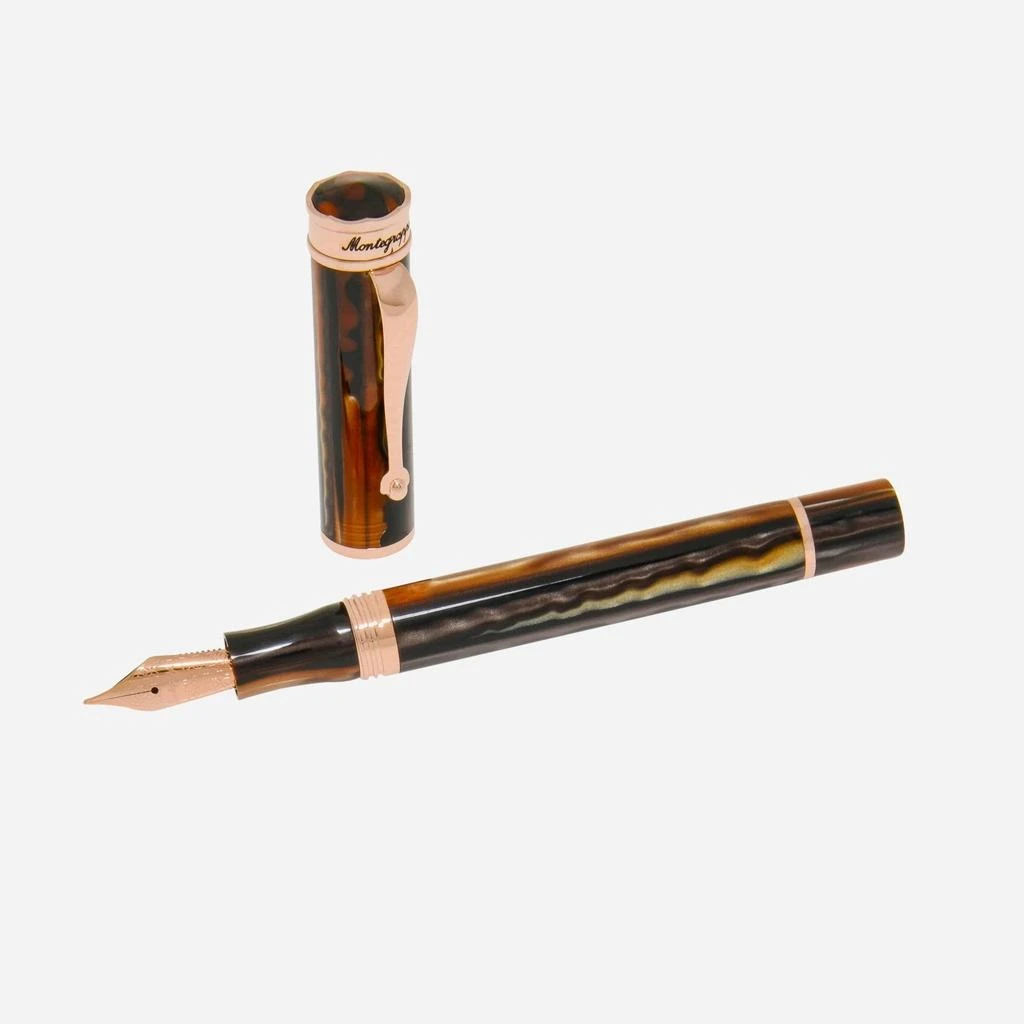 商品Montegrappa|Montegrappa Ducale Brown Fountain Pen (M) ISDUR3RW,价格¥1639,第2张图片详细描述