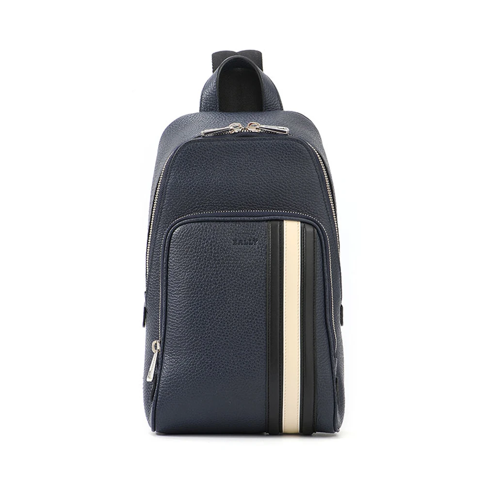 商品Bally|BALLY 男士黑色单肩包 6228788,价格¥4247,第1张图片