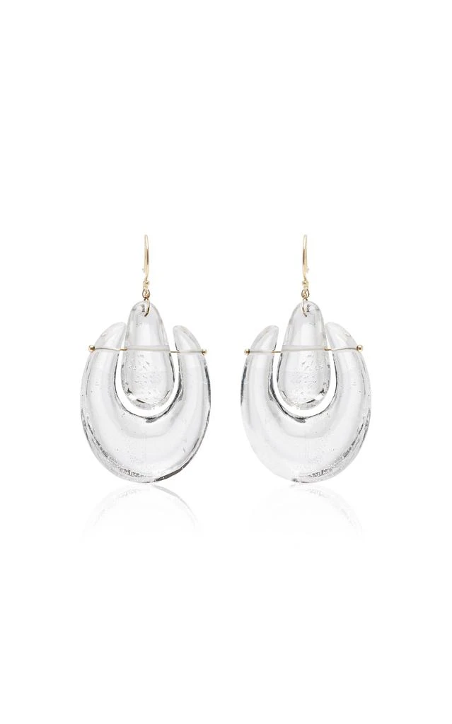 商品Ten Thousand Things|Ten Thousand Things - O'Keefe 18K Yellow Gold Crystal Quartz Earrings - Neutral - OS - Moda Operandi - Gifts For Her,价格¥5663,第1张图片