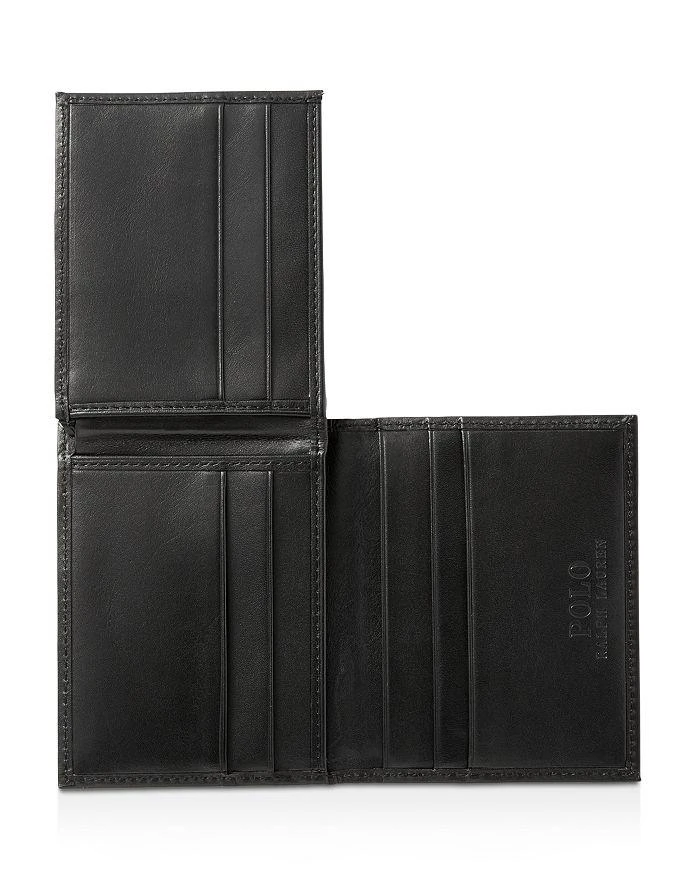 Burnished Leather Window Billfold Wallet 商品