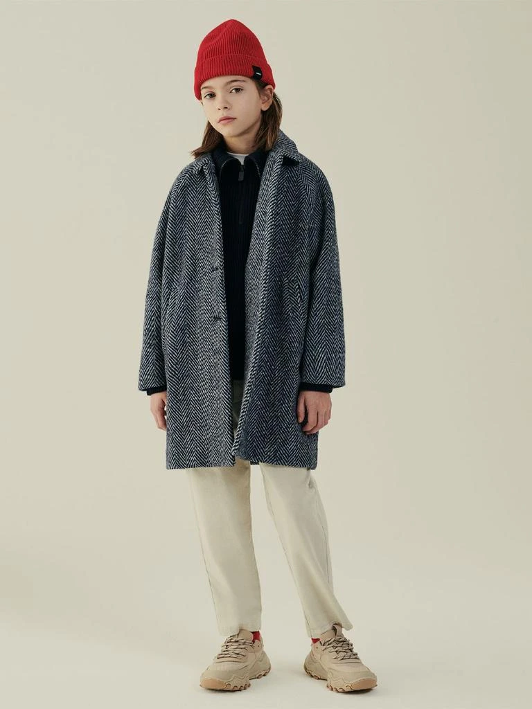 商品ASPESI|Herringbone Wool Blend Coat,价格¥1753,第1张图片详细描述