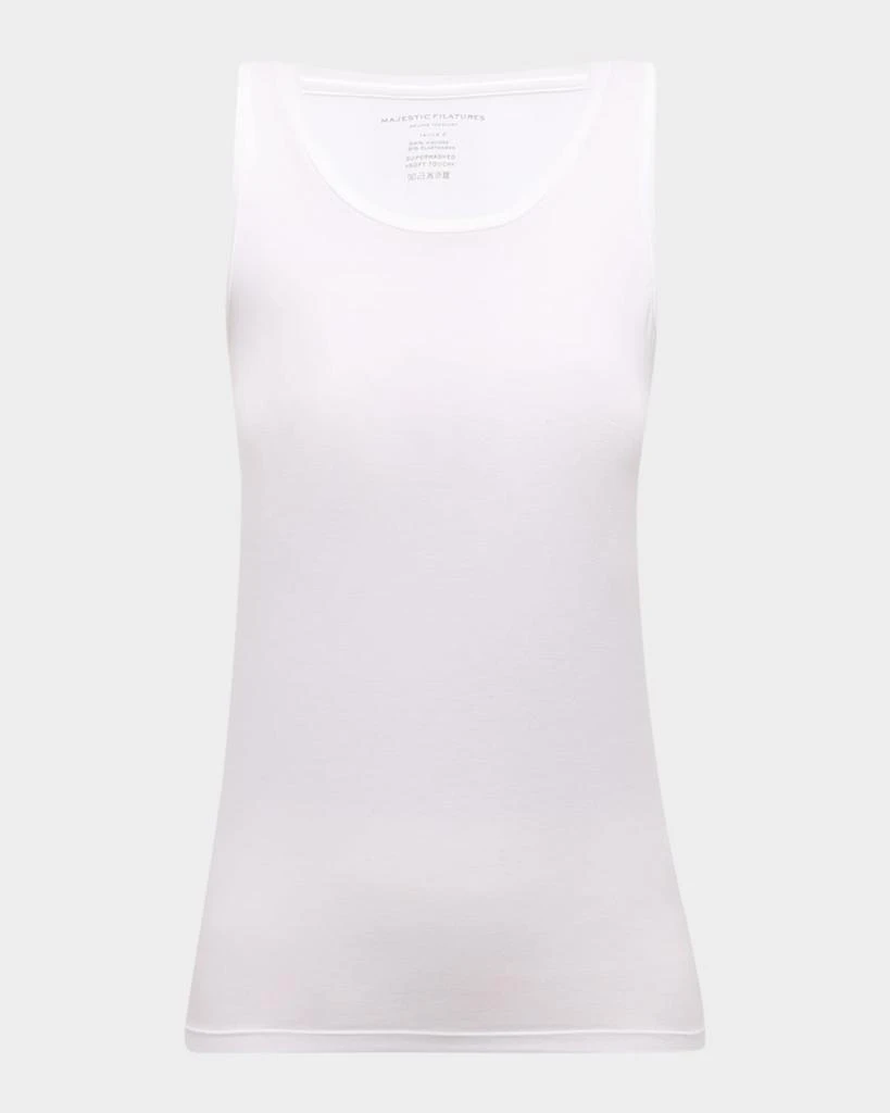 商品MAJESTIC FILATURES|Soft Touch Scoop-Neck Tank,价格¥775,第1张图片