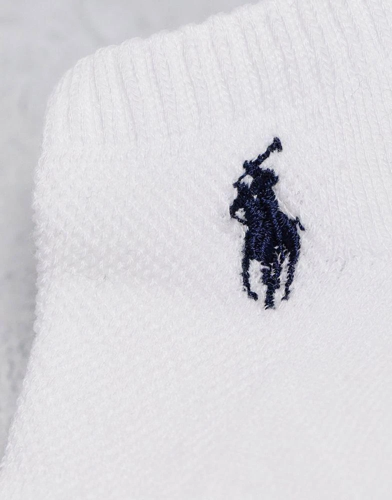 商品Ralph Lauren|Polo Ralph Lauren 6 pack logo socks in white,价格¥251,第3张图片详细描述