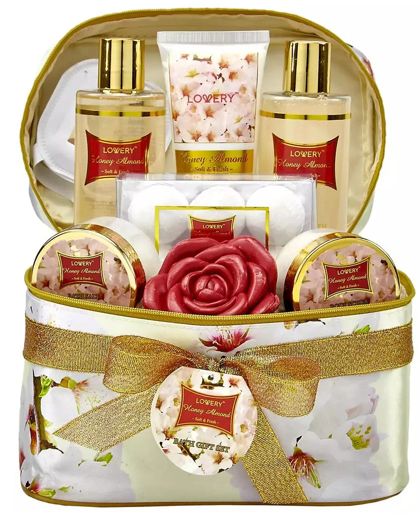 商品Lovery|14-Pc. Honey Almond Bath & Body Care Gift Set,价格¥282,第1张图片