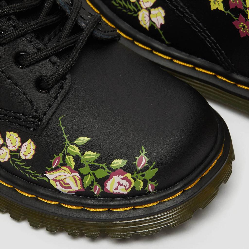 Dr. Martens Toddlers' 1460 Hydro Lace Boots - Black Bloom商品第5张图片规格展示