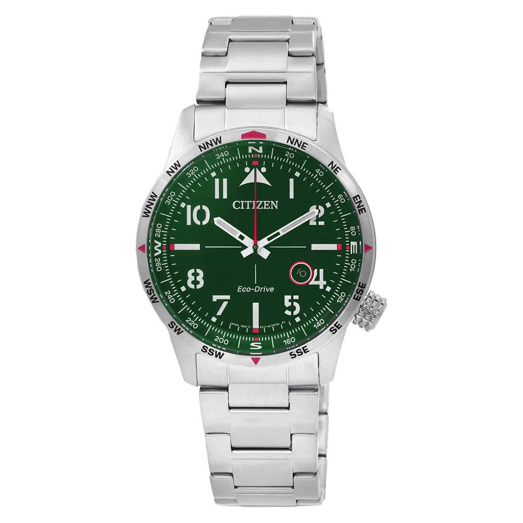 商品Citizen|Eco-Drive Green Dial Men's Watch BM7551-84X,价格¥986,第1张图片