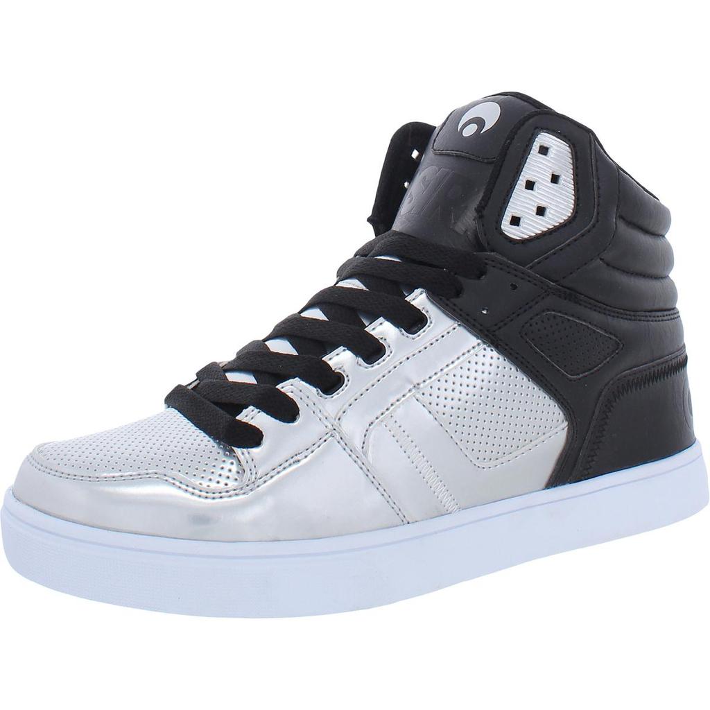 Osiris Mens Clone Faux Leather High-Top Skate Shoes商品第1张图片规格展示