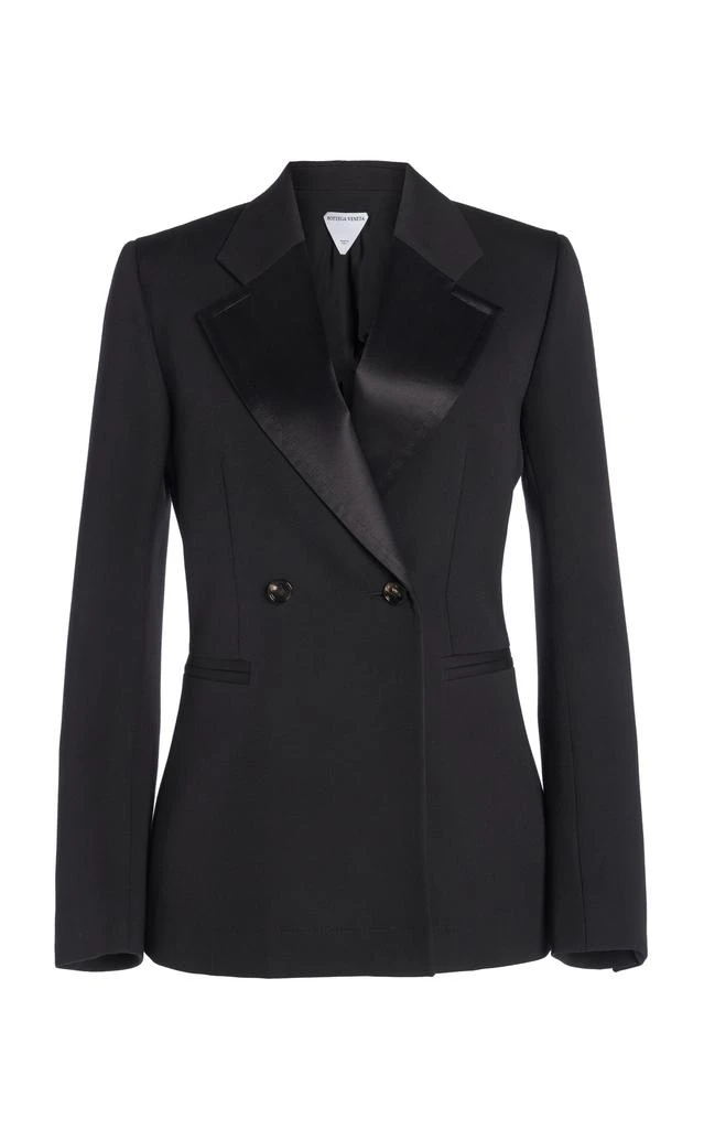 商品Bottega Veneta|Bottega Veneta - Double-Breasted Wool Cocoon Blazer - Black - IT 44 - Moda Operandi,价格¥26461,第1张图片