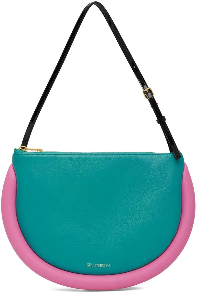 商品JW Anderson|Blue & Pink 'The Bumper' Moon Bag,价格¥1829,第1张图片