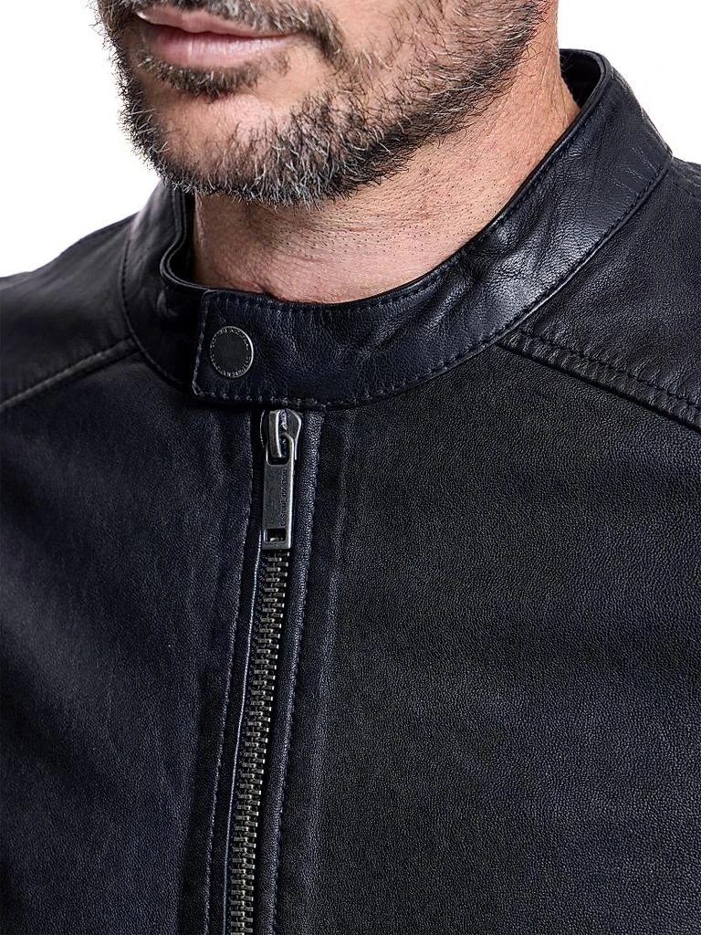 商品Maximilian|Men's Collarless Bomber Jacket,价格¥5141,第5张图片详细描述