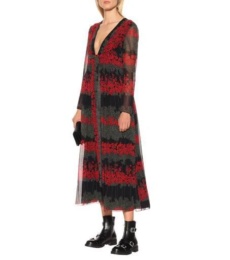 商品RED Valentino|REDValentino花卉褶裥中长连衣裙,价格¥6201,第2张图片详细描述