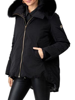 Après Ski Detachable SAGA® Superb Fox Fur Trim & Down Jacket商品第1张图片规格展示