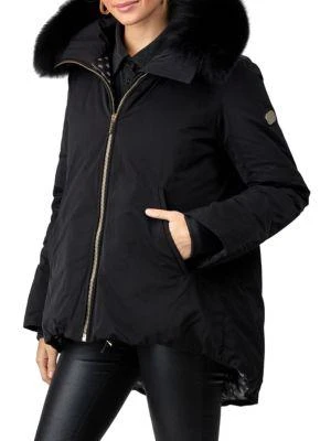 商品MTL by Gorski|Après Ski Detachable SAGA® Superb Fox Fur Trim & Down Jacket,价格¥6994,第1张图片