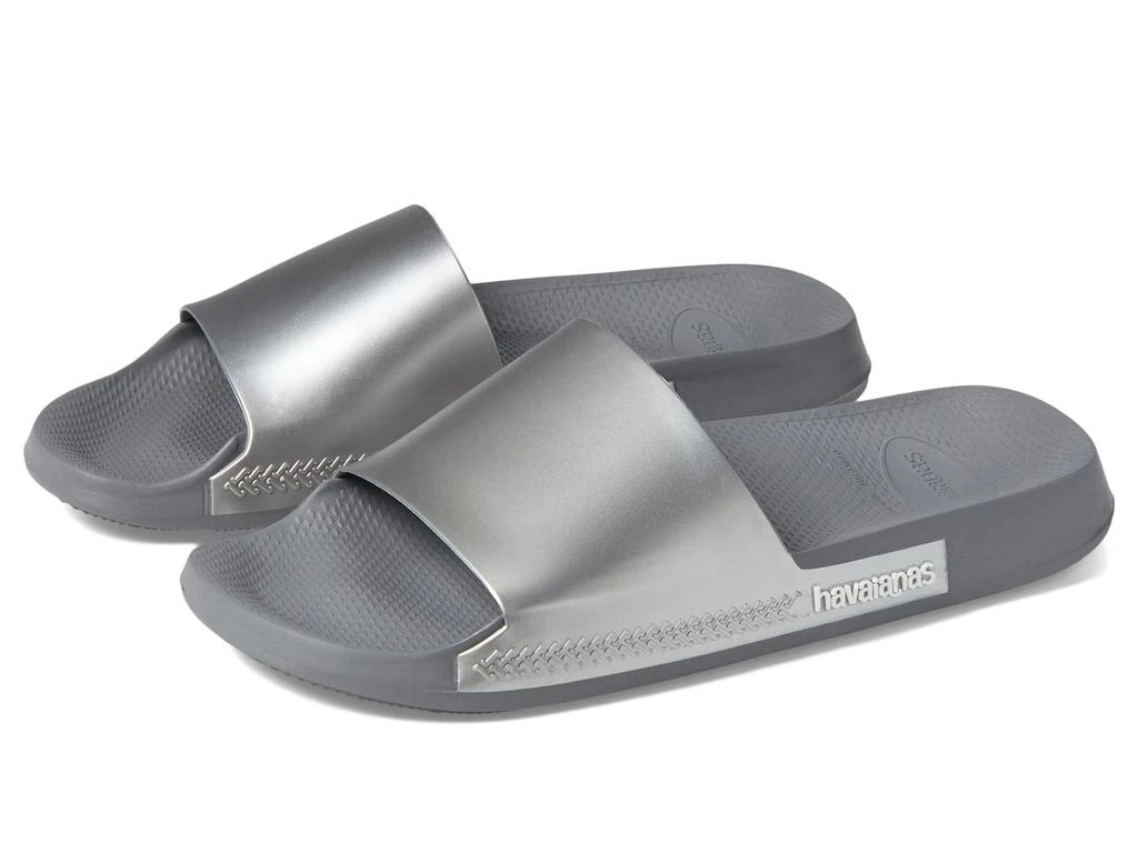 商品Havaianas|Slide Classic Metallic Flip-Flop Sandal,价格¥303,第1张图片