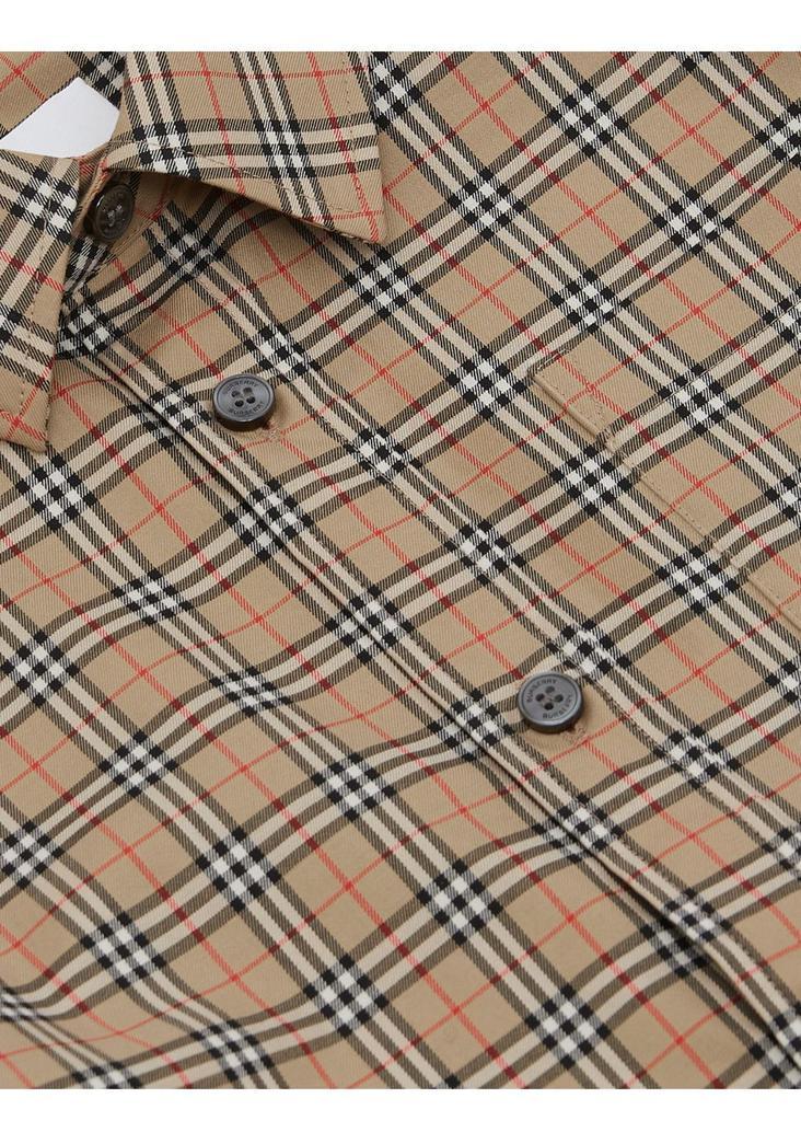 商品Burberry|Check stretch cotton shirt,价格¥1506,第4张图片详细描述