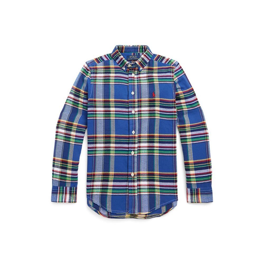 商品Ralph Lauren|Big Boys Plaid Performance Flannel Shirt,价格¥114,第1张图片