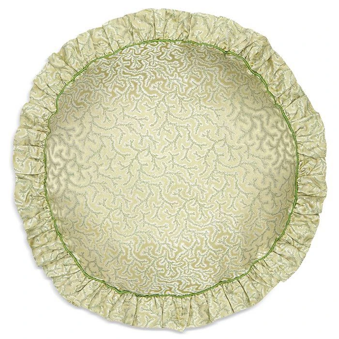 商品Gingerlily|Coral Fern Round Decorative Pillow,价格¥568,第1张图片详细描述